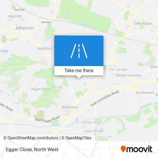 Eggar Close map