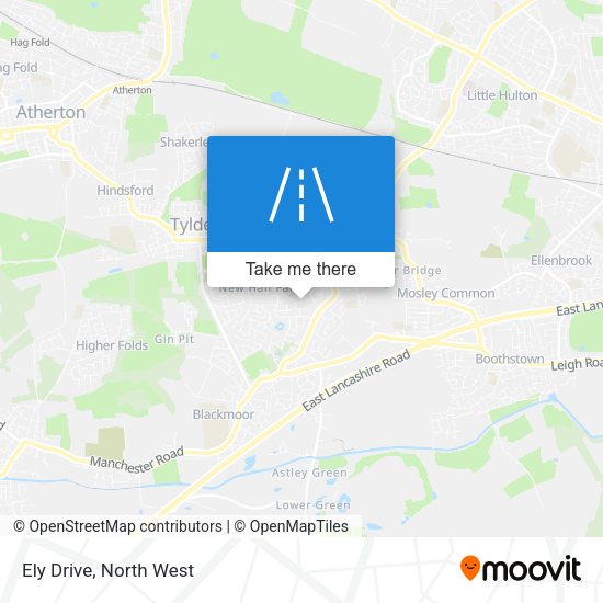 Ely Drive map