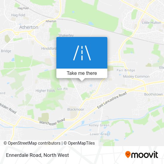 Ennerdale Road map