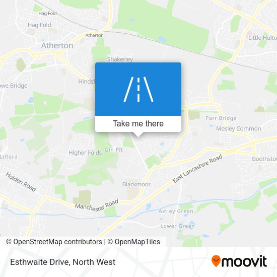 Esthwaite Drive map