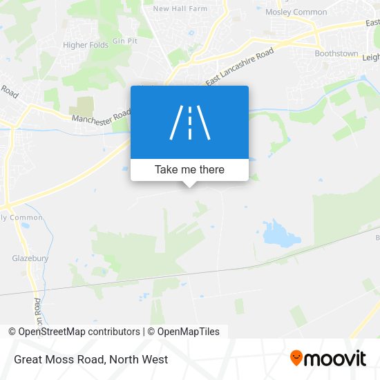 Great Moss Road map