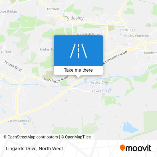 Lingards Drive map
