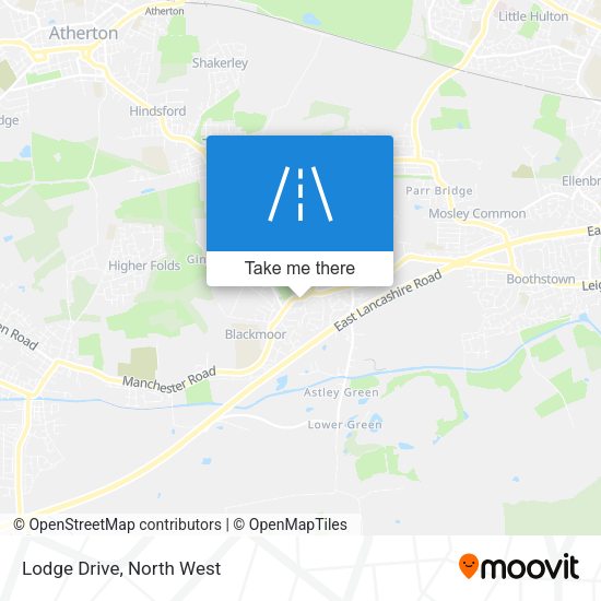 Lodge Drive map
