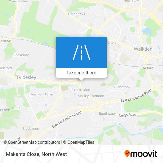 Makants Close map