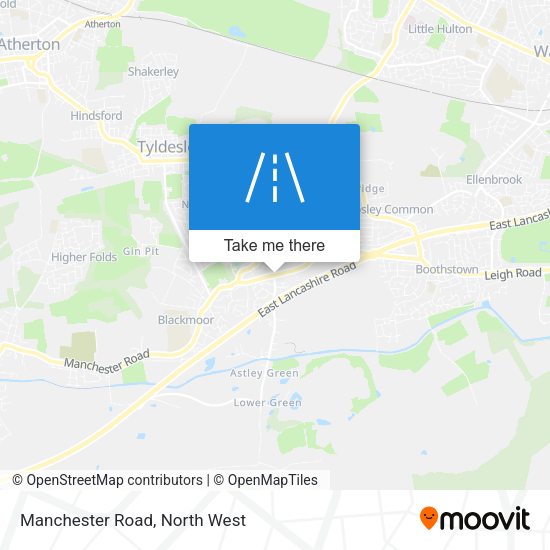 Manchester Road map