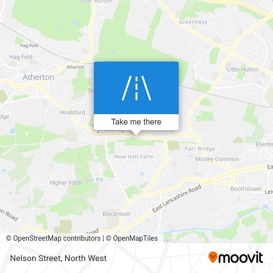 Nelson Street map