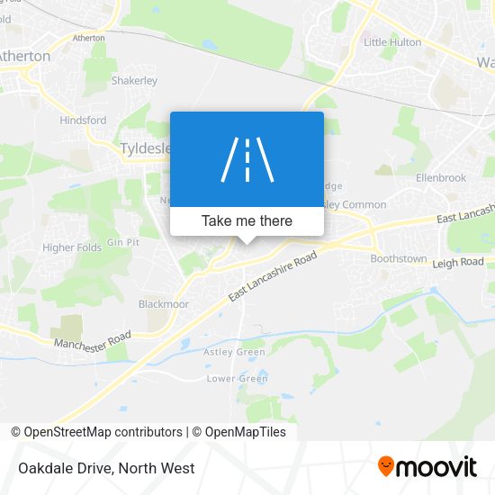 Oakdale Drive map
