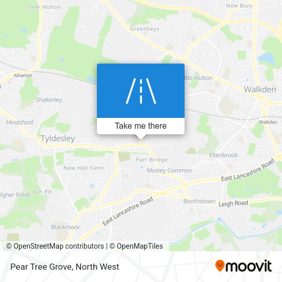 Pear Tree Grove map