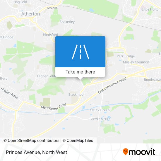 Princes Avenue map