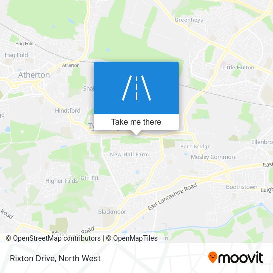 Rixton Drive map