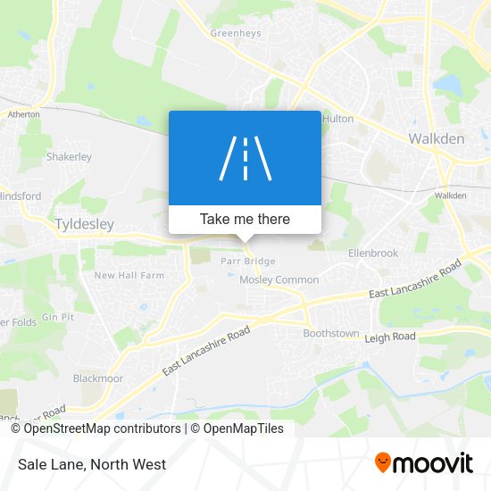 Sale Lane map
