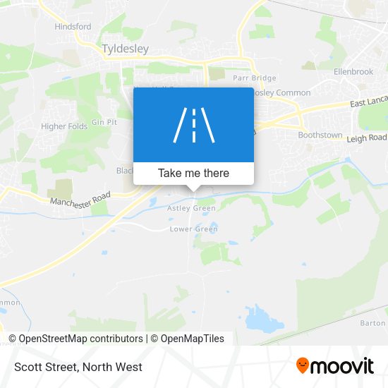 Scott Street map