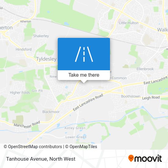 Tanhouse Avenue map