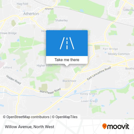 Willow Avenue map