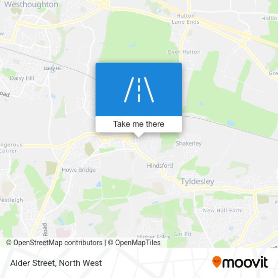 Alder Street map