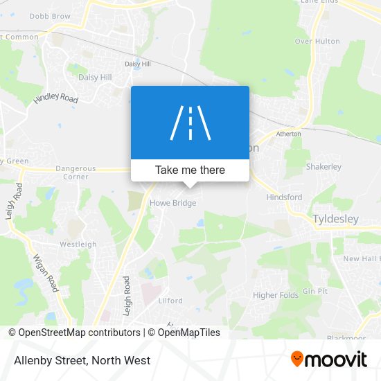Allenby Street map