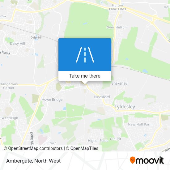 Ambergate map