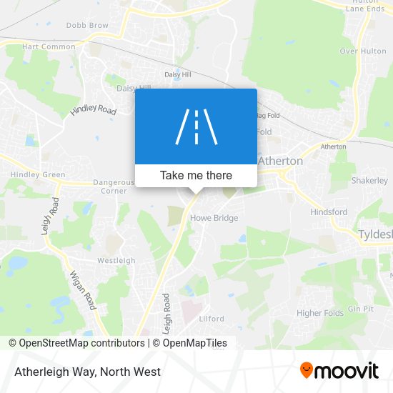 Atherleigh Way map