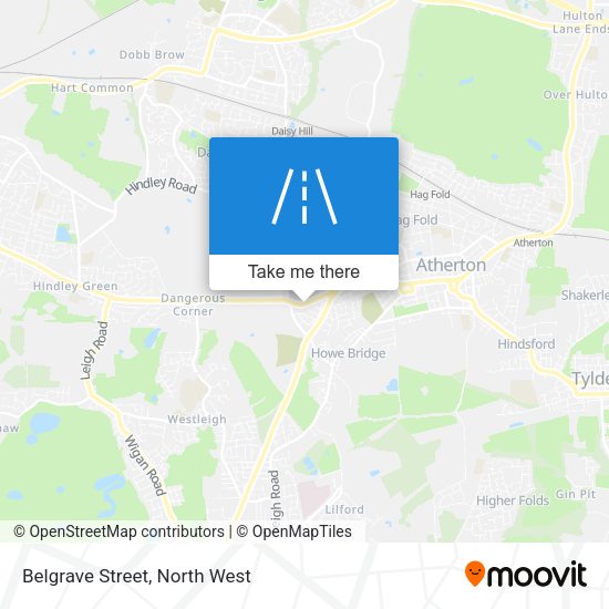 Belgrave Street map