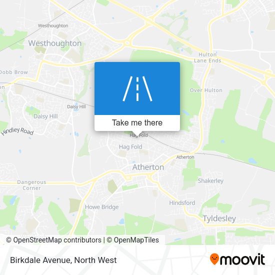Birkdale Avenue map