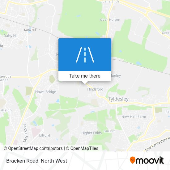 Bracken Road map