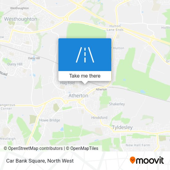 Car Bank Square map
