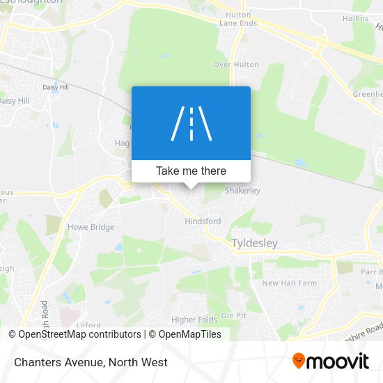 Chanters Avenue map