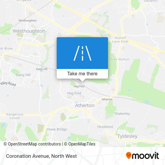 Coronation Avenue map