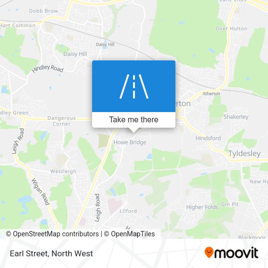 Earl Street map