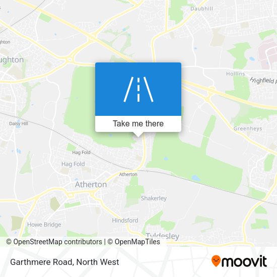 Garthmere Road map