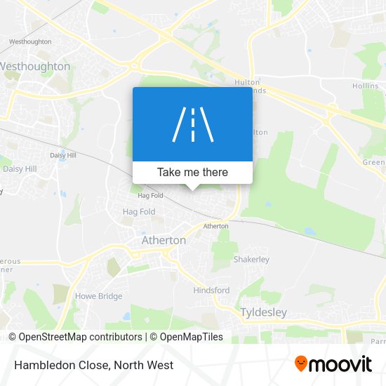 Hambledon Close map