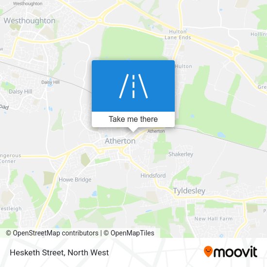 Hesketh Street map