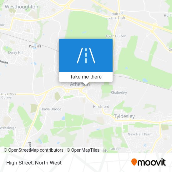 High Street map