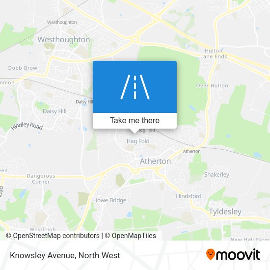 Knowsley Avenue map