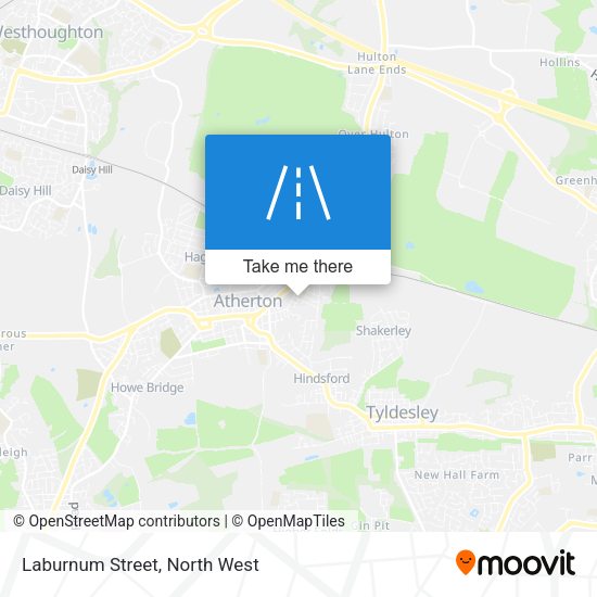 Laburnum Street map