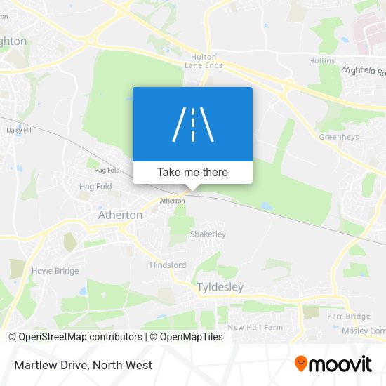 Martlew Drive map