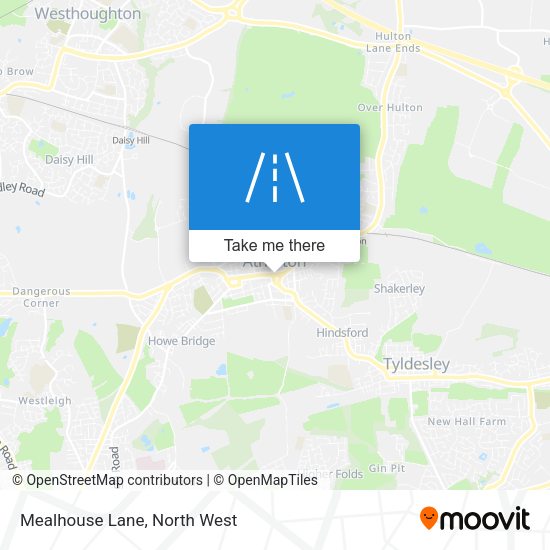 Mealhouse Lane map