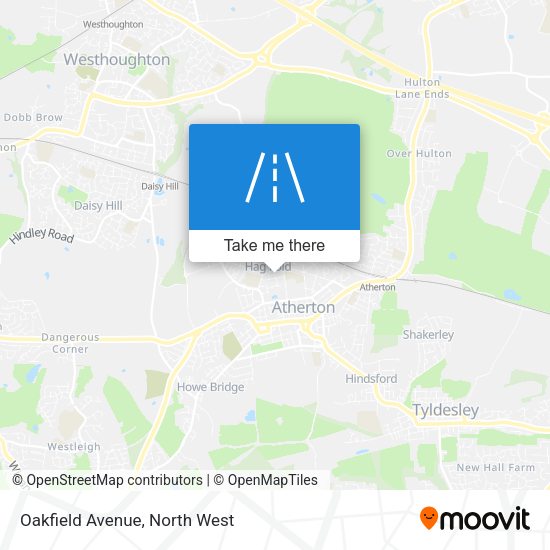 Oakfield Avenue map
