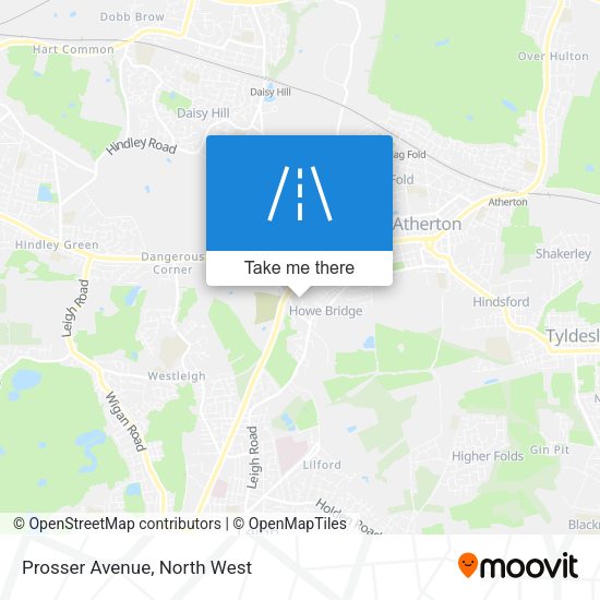 Prosser Avenue map