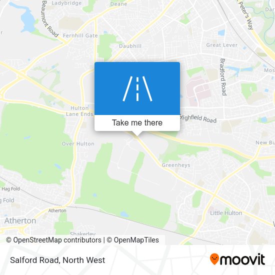 Salford Road map