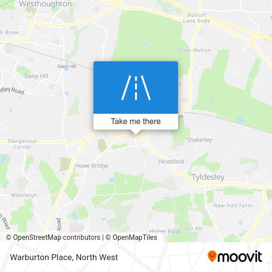 Warburton Place map