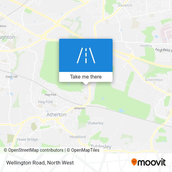 Wellington Road map
