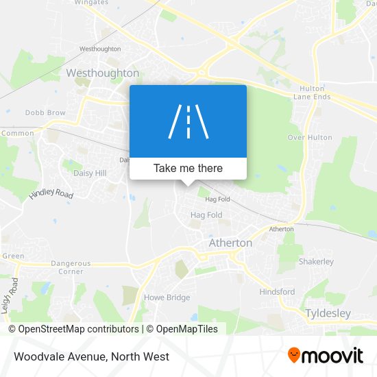 Woodvale Avenue map