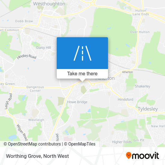 Worthing Grove map