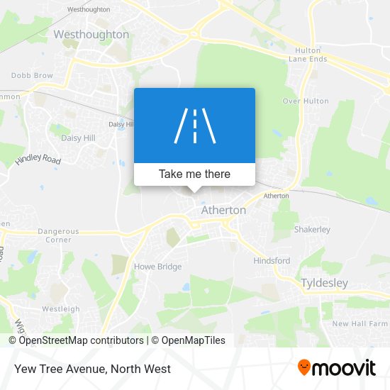 Yew Tree Avenue map