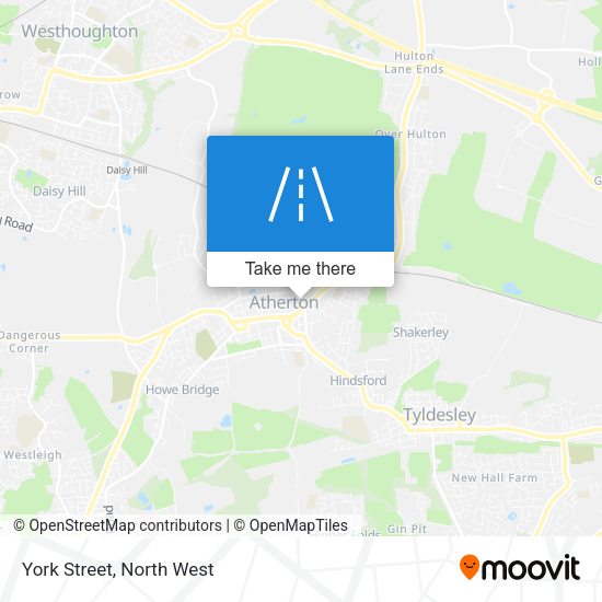 York Street map