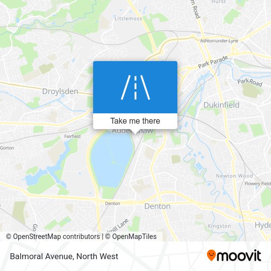 Balmoral Avenue map