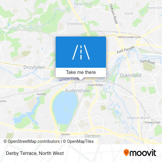 Derby Terrace map
