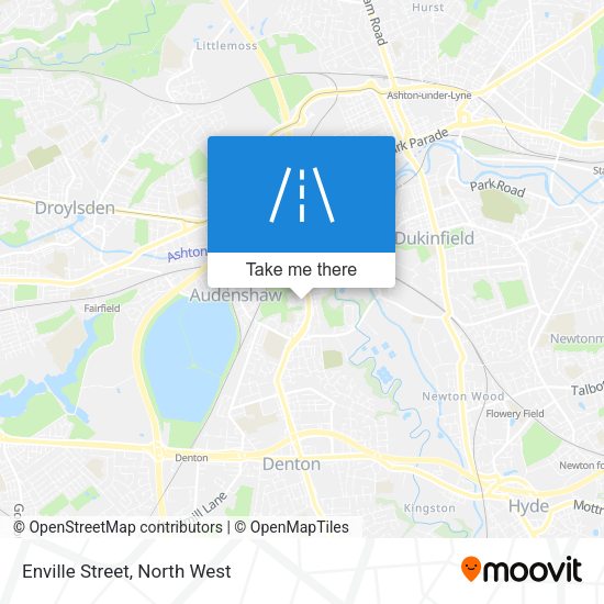 Enville Street map