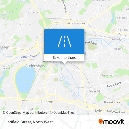 Hadfield Street map